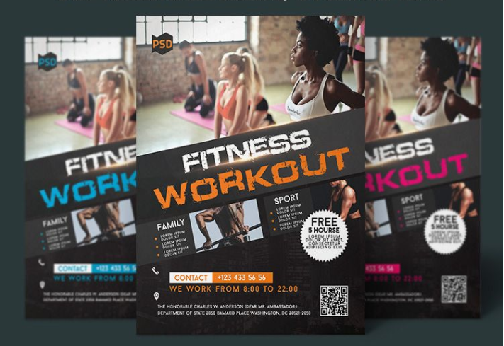 50 The Best Fitness Flyer Template Photo with Fitness Flyer Template