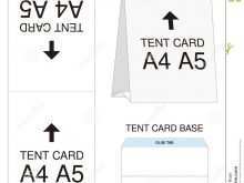 50 The Best Landscape Tent Card Template With Stunning Design with Landscape Tent Card Template