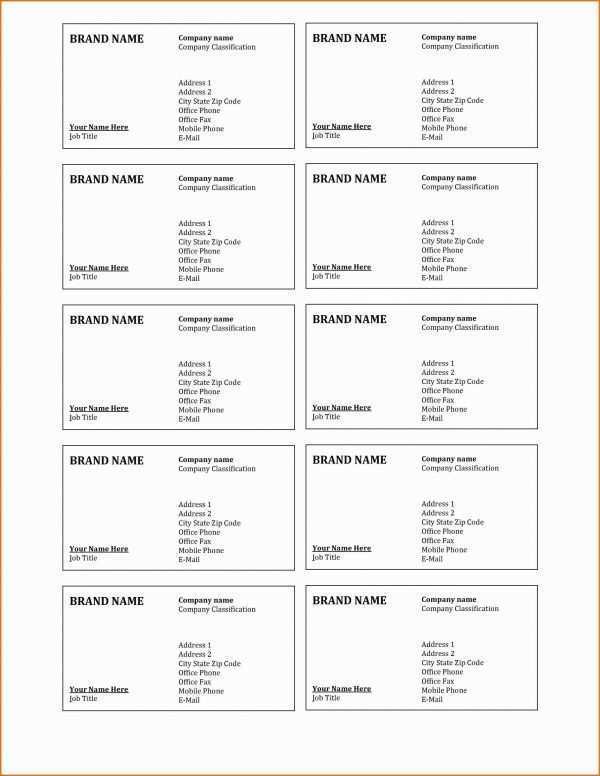 51 Adding Business Card Template Word 2003 Layouts by Business Card Template Word 2003
