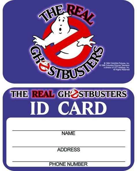 51 Adding Ghostbusters Id Card Template in Photoshop with Ghostbusters Id Card Template