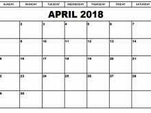 51 Best Daily Calendar Template April 2019 for Ms Word for Daily Calendar Template April 2019
