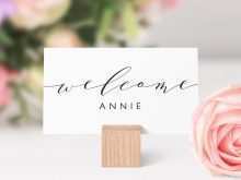 51 Best Guest Name Card Template Layouts with Guest Name Card Template