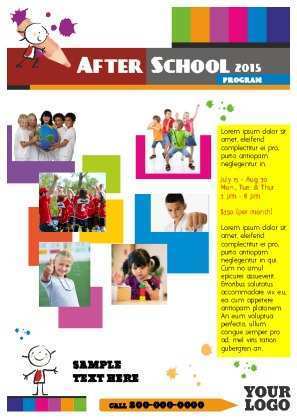 51 Blank Free School Flyer Templates For Free with Free School Flyer Templates