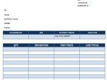 51 Create Blank Catering Invoice Template in Photoshop with Blank Catering Invoice Template