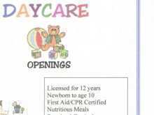 51 Create Daycare Flyer Templates Layouts by Daycare Flyer Templates