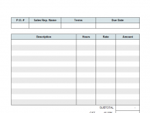 51 Creating Blank Hourly Invoice Template Formating for Blank Hourly Invoice Template