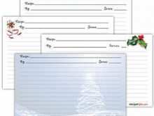 51 Creating Free Printable Christmas Recipe Card Template Templates by Free Printable Christmas Recipe Card Template