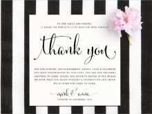 51 Creating Reception Thank You Card Template Templates by Reception Thank You Card Template