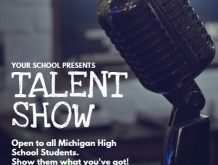 51 Creating School Talent Show Flyer Template With Stunning Design with School Talent Show Flyer Template