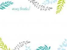 Thank You Card Template Editable