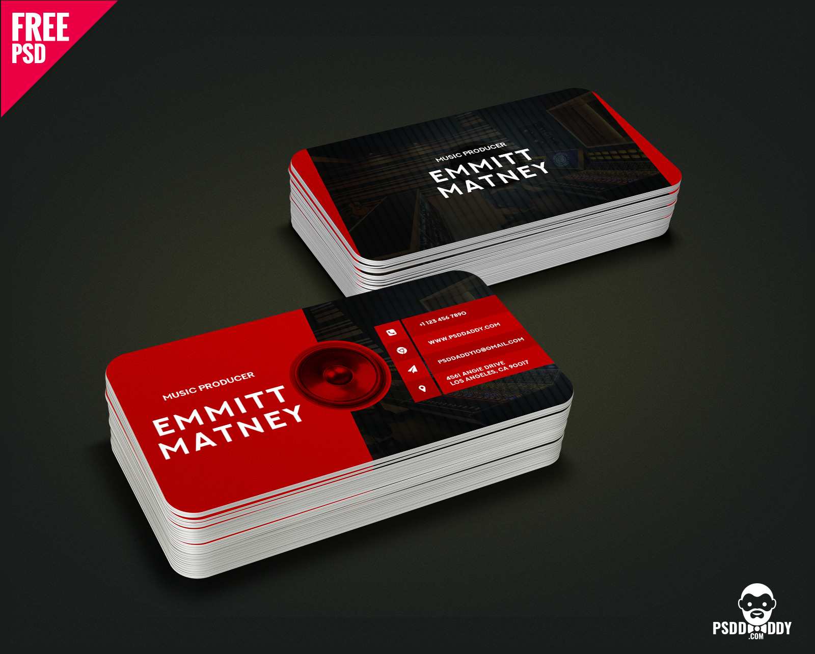 business card size photoshop download