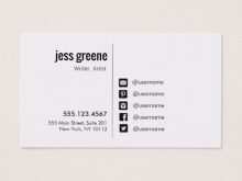 51 Customize Business Card Template With Social Media Icons in Photoshop for Business Card Template With Social Media Icons