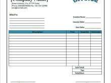 51 Format Blank Invoice Template In Excel With Stunning Design for Blank Invoice Template In Excel