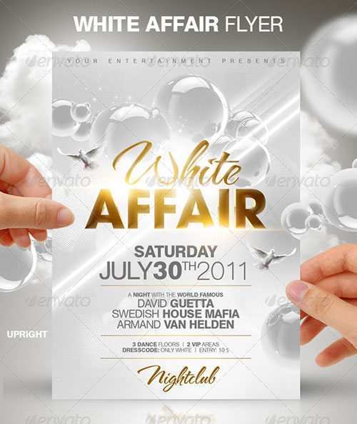 51 Format Free All White Party Flyer Template Download for Free All