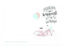 Birthday Card Template Pages