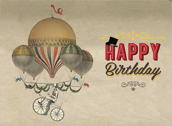 51 Online Birthday Card Vintage Template in Photoshop with Birthday Card Vintage Template