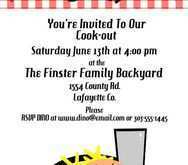 51 Online Cookout Flyer Template With Stunning Design by Cookout Flyer Template