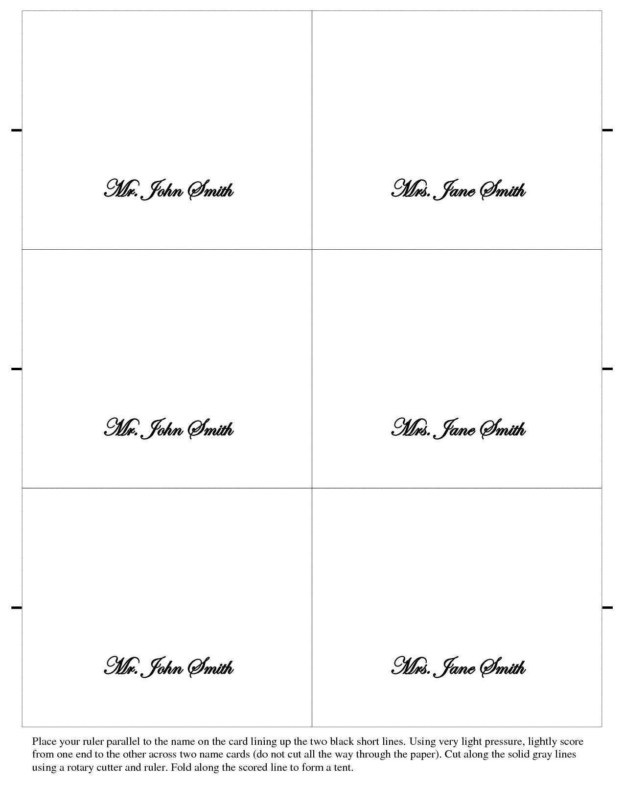 51 Online Free Blank Name Card Template Maker with Free Blank Name Card Template