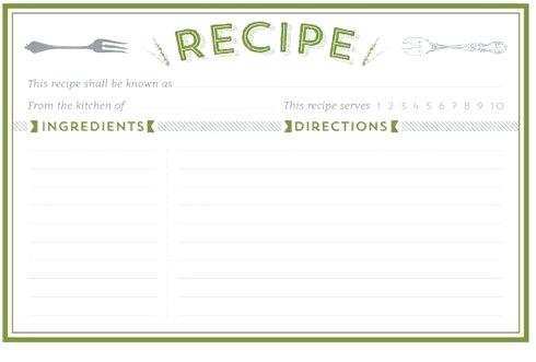 51 Online Recipe Card Template 3X5 Layouts with Recipe Card Template 3X5