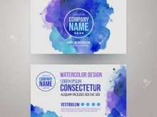 51 Printable Business Card Templates Watercolor in Word for Business Card Templates Watercolor