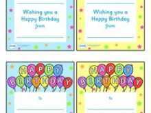 51 Report Kindergarten Birthday Card Template With Stunning Design with Kindergarten Birthday Card Template