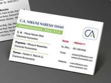 51 Report Visiting Card Design Online For Chartered Accountant Templates with Visiting Card Design Online For Chartered Accountant