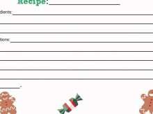 51 Standard Free Printable Christmas Recipe Card Template Download for Free Printable Christmas Recipe Card Template