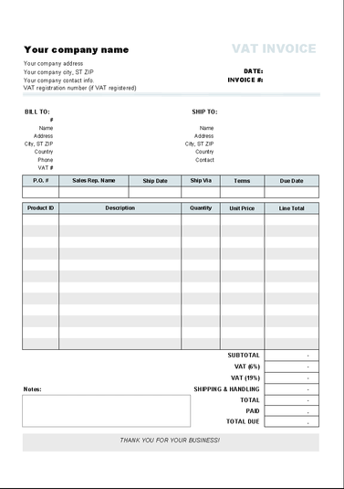 51 The Best Company Tax Invoice Template Photo for Company Tax Invoice Template