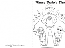 51 The Best Fathers Day Card Coloring Template in Photoshop for Fathers Day Card Coloring Template