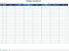 51 The Best Production Work Schedule Template by Production Work Schedule Template