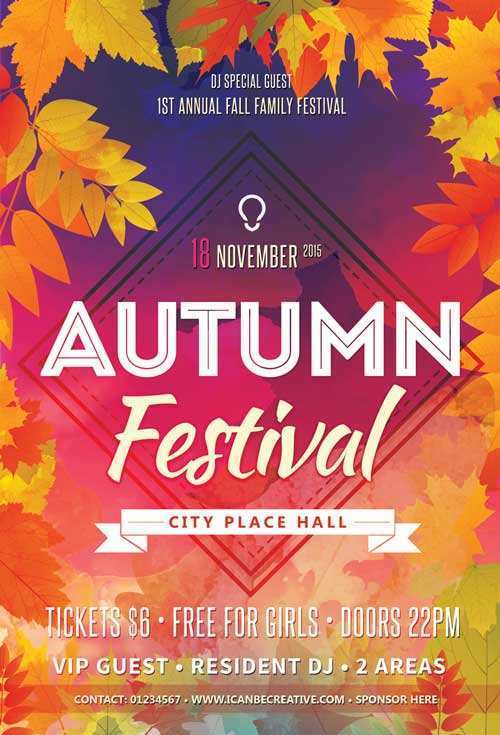 51 Visiting Free Fall Flyer Templates For Free for Free Fall Flyer Templates