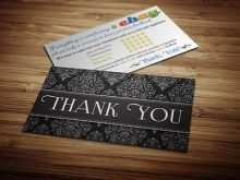 Thank You Card Template Ebay