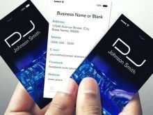 Dj Business Card Template Free Download