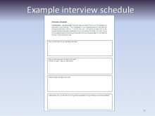 52 Adding Interview Schedule Template Qualitative Research With Stunning Design with Interview Schedule Template Qualitative Research