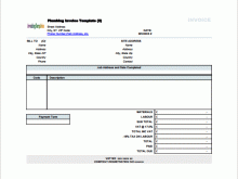 Labour Invoice Template Word