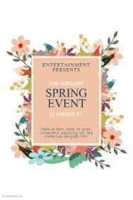52 Best Free Spring Flyer Templates for Ms Word for Free Spring Flyer Templates