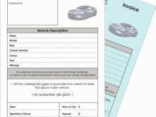 52 Blank Motor Vehicle Invoice Template Maker by Motor Vehicle Invoice Template