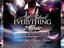 52 Create All Black Everything Party Flyer Template for Ms Word by All Black Everything Party Flyer Template