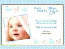 52 Create Christening Thank You Card Templates PSD File for Christening Thank You Card Templates