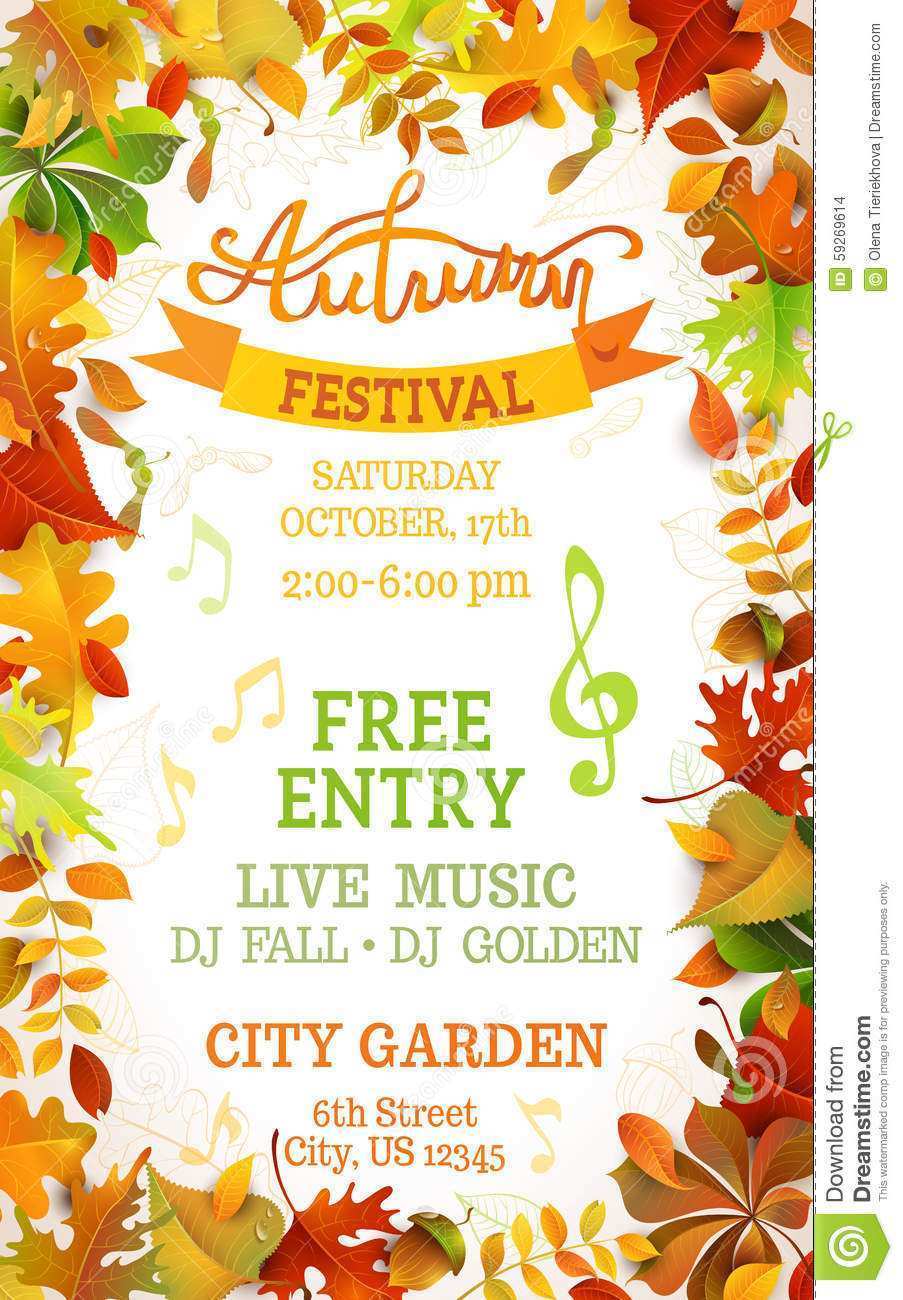 52 Creating Fall Festival Flyer Templates Free for Ms Word by Fall Festival Flyer Templates Free
