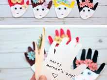 52 Creating Mother S Day Handprint Card With Stunning Design for Mother S Day Handprint Card