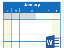 52 Creative Daily Calendar Template 2018 Word Maker for Daily Calendar Template 2018 Word