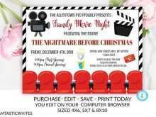 52 Creative Family Movie Night Flyer Template in Word by Family Movie Night Flyer Template