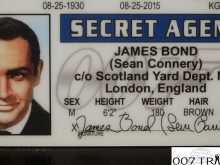 52 Customize James Bond Id Card Template Photo by James Bond Id Card Template