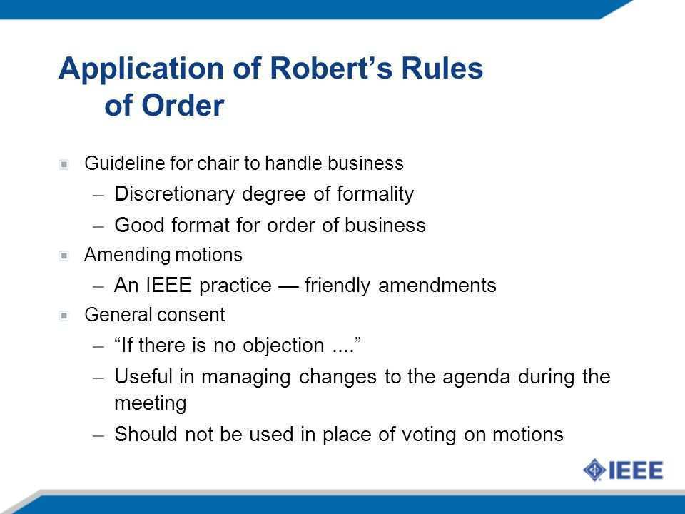 Robert's Rules Agenda Template from legaldbol.com