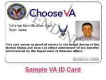 52 Format Veteran Id Card Template in Photoshop for Veteran Id Card Template