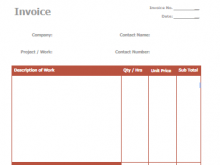 52 Free Basic Personal Invoice Template Maker for Basic Personal Invoice Template