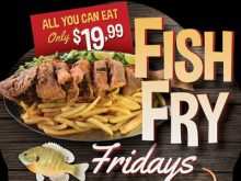 52 Free Printable Fish Fry Flyer Template Now by Fish Fry Flyer Template