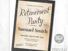52 Free Printable Free Retirement Party Flyer Template Maker for Free Retirement Party Flyer Template