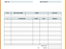 52 Free Printable Hourly Contractor Invoice Template Templates by Hourly Contractor Invoice Template